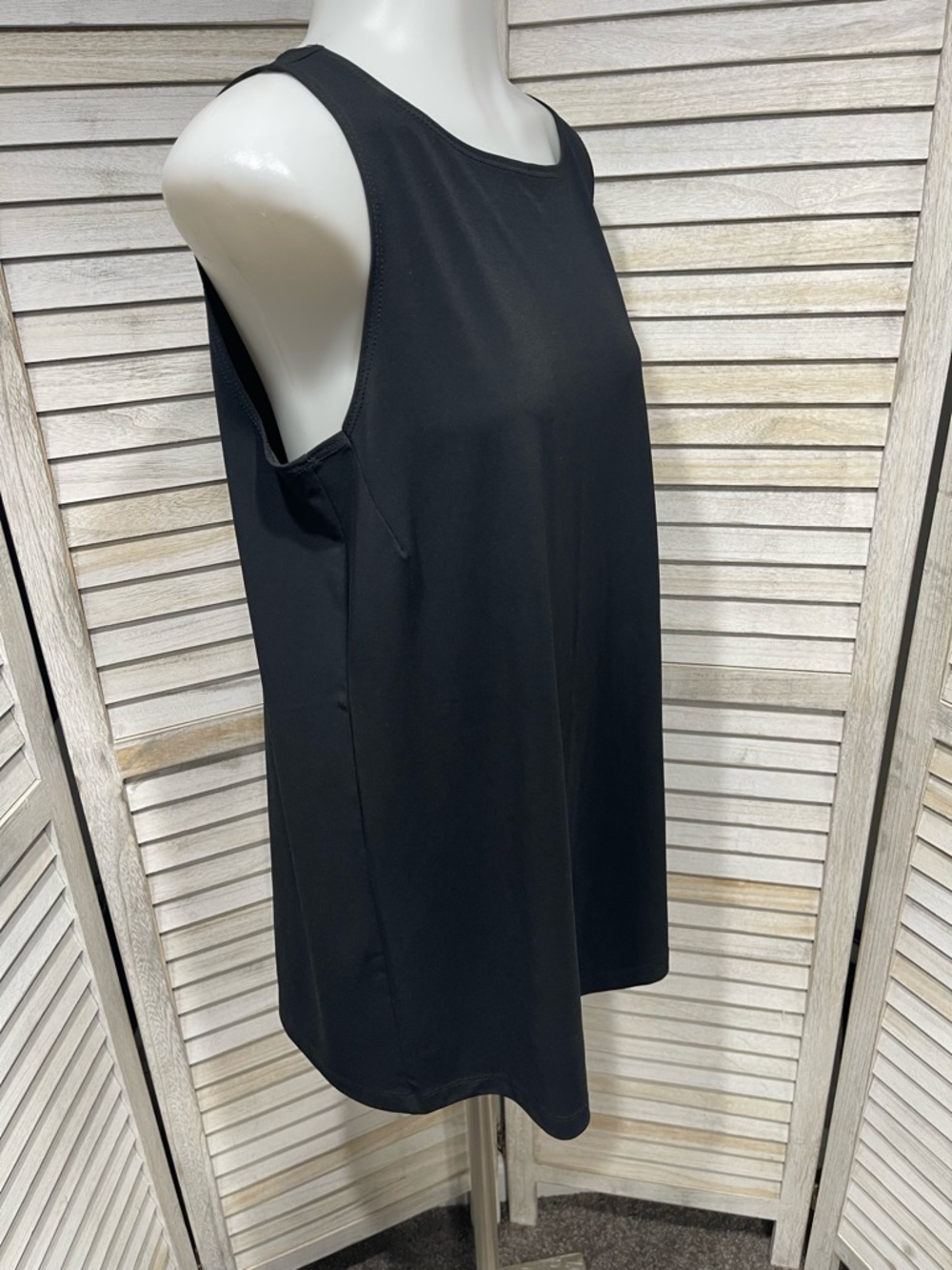 Chico's Black Sleeveless Knit Tank
